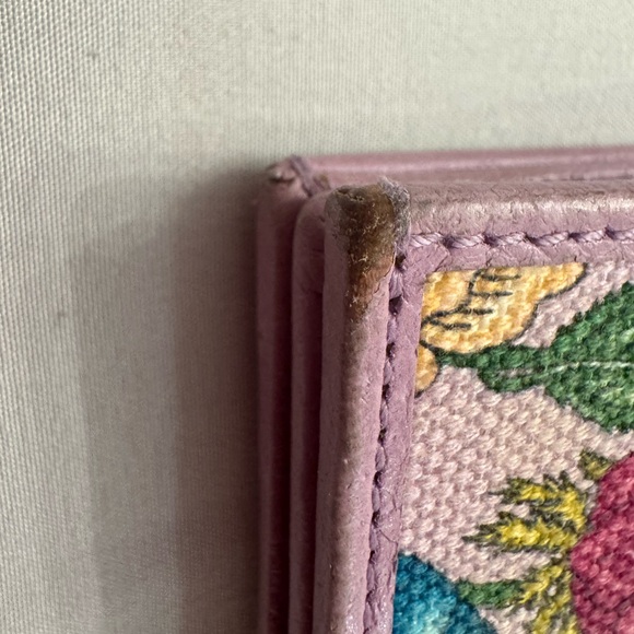 Gucci purple floral canvas wallet - Picture 14 of 15